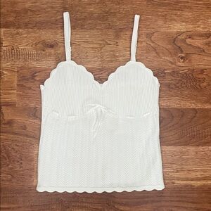 Wilfred Ivory Scalloped Camisole